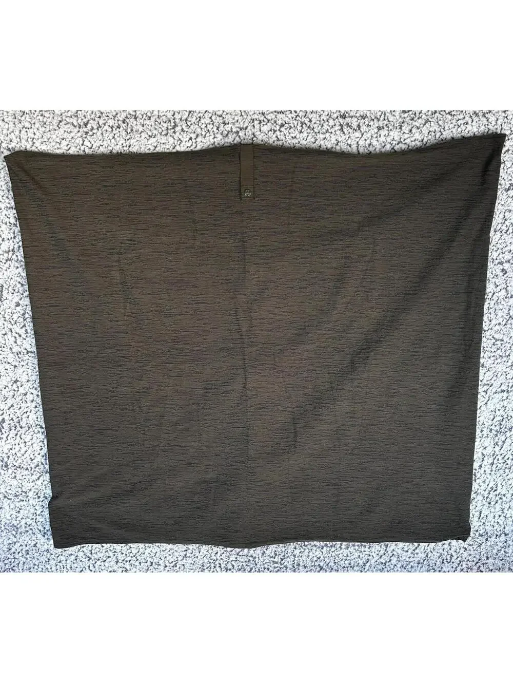 Lululemon Vinyasa Scarf Olive Green Heathered Snap Infinity
